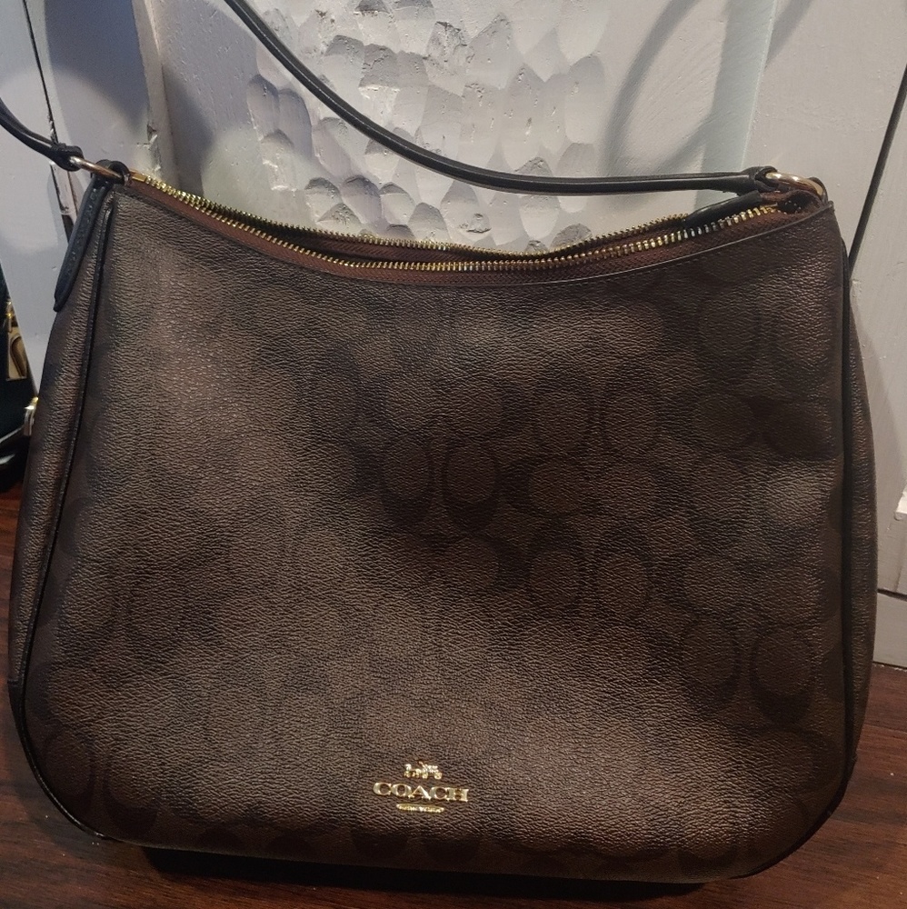 Coach monogram Hobo purse